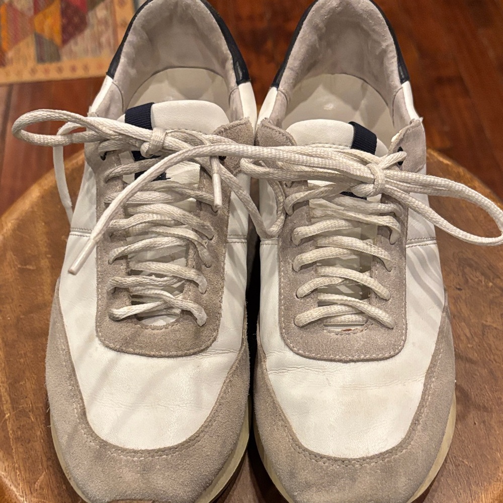 Banana Republic White and Gray Women’s  Sneakers